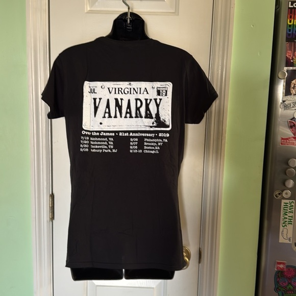 Avail 21st Anniversary Over the James 2019 Tour Ladies Cut T-Shirt Size Large - Picture 3 of 5